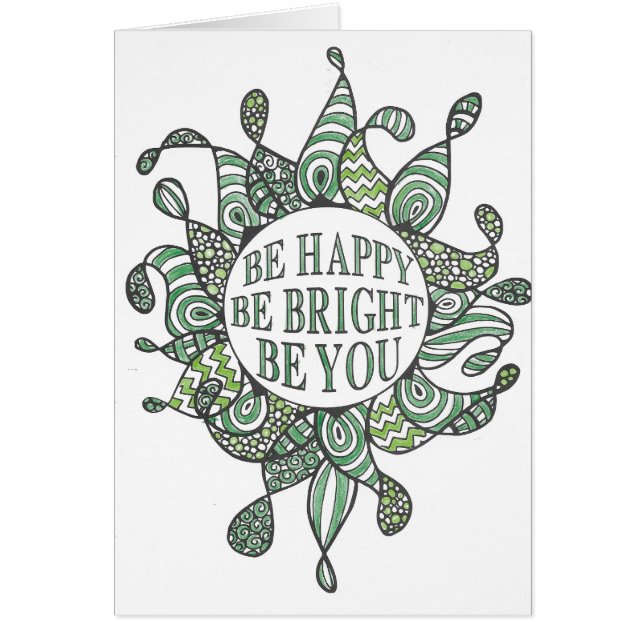 Be Happy Be Bright Be You (Front)