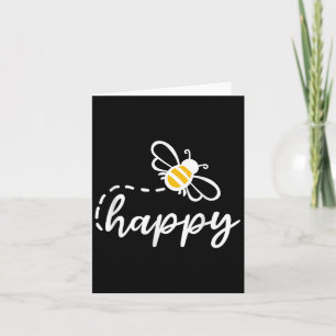 Be Happy Be Kind - Bee Happy, Inspirational, Motiv Card