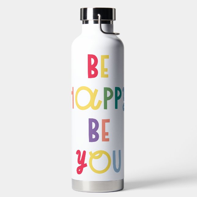 Be Happy Be You Water Bottle (Left)