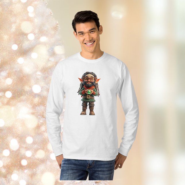 Be Happy Christmas Elf Men's Tee (Creator Uploaded)