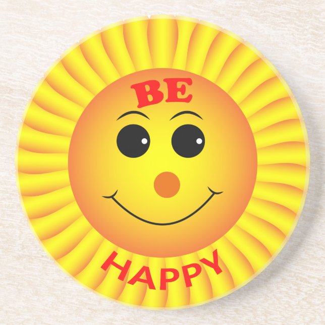 Be Happy Coaster (Front)