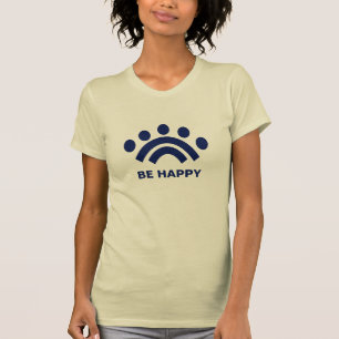 Be Happy, Edit Text To Design T-Shirt