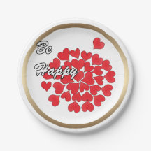 Be happy, elegant, love, red heart