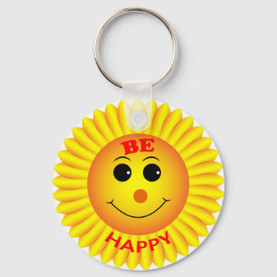 Be Happy Keychain