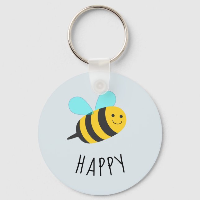 Be Happy Keychain (Front)