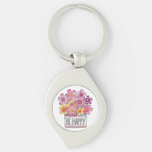 Be Happy Keychain