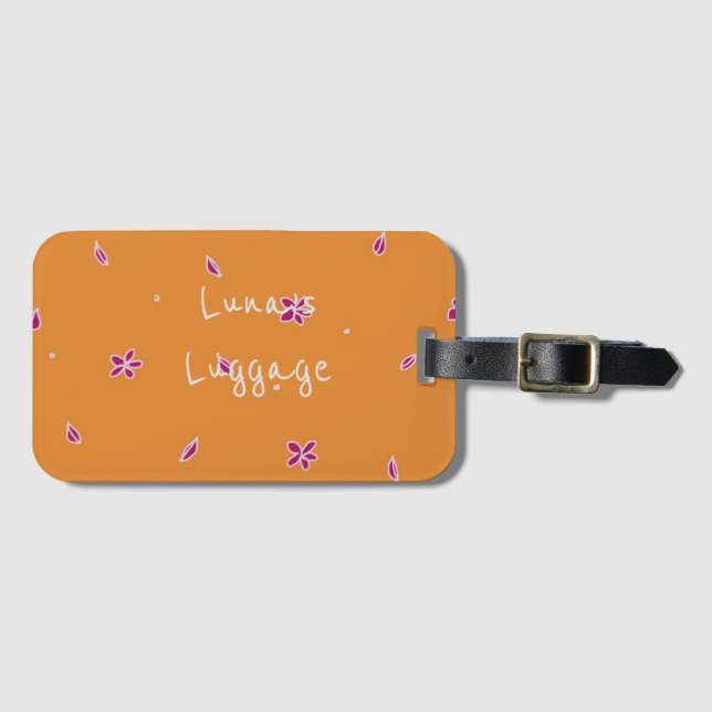 Be Happy Luggage Tag (Front Horizontal)