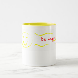 "be happy mug