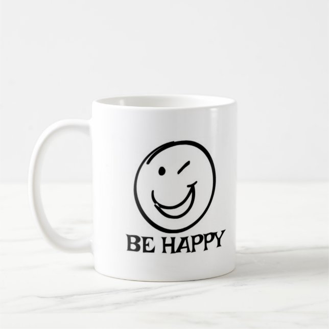 BE HAPPY MUG (Left)