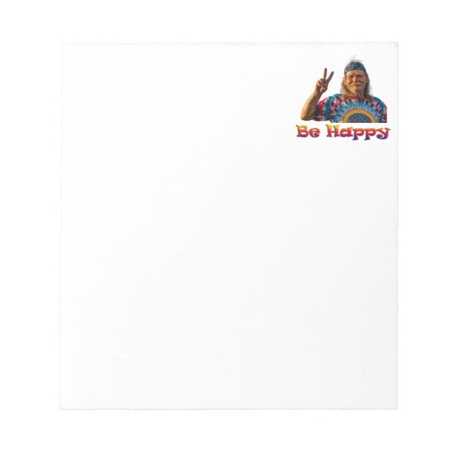 BE HAPPY NOTEPAD (Front)