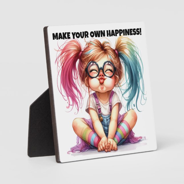 BE HAPPY! PLAQUE (Front)