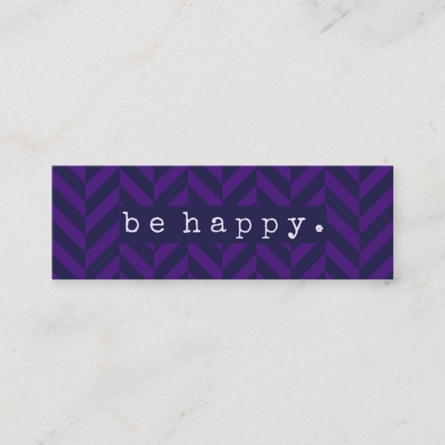 Be Happy Random Acts of Kindness Card (Front)