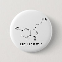 Be Happy! Serotonin Button