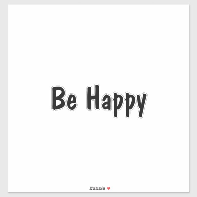 be happy sticker (Sheet)
