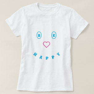 Be Happy T-Shirt Don't Worry - Smile