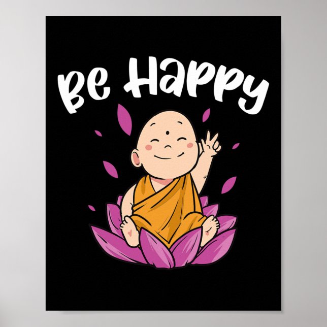 Be Happy Yoga  Poster (Front)