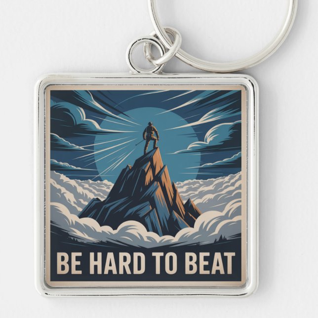 Be Hard To Beat Keychain (Front)