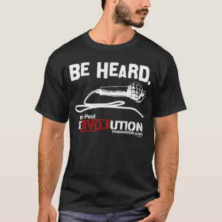 Be Heard Black Ron Paul Shirt