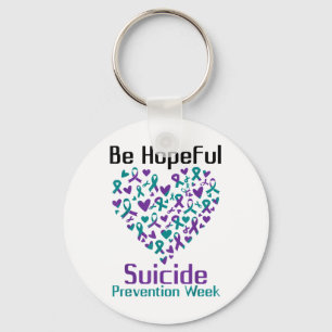 Be Hopeful Suicide Prevention Awareness Week 2022 Keychain