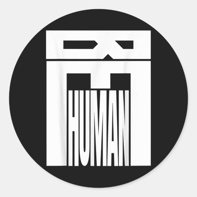Be Human Shirt _ Equality &amp; Kindness S _ Aware Classic Round Sticker (Front)