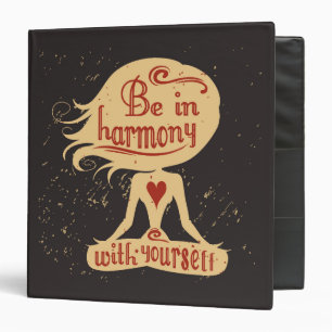 Be In Harmony With Yourself 2 Binder