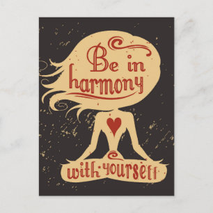 Be In Harmony With Yourself 2 Postcard