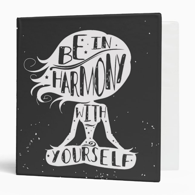 Be In Harmony With Yourself Binder (Front/Inside)