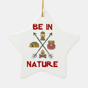 Be In Nature Ceramic Ornament