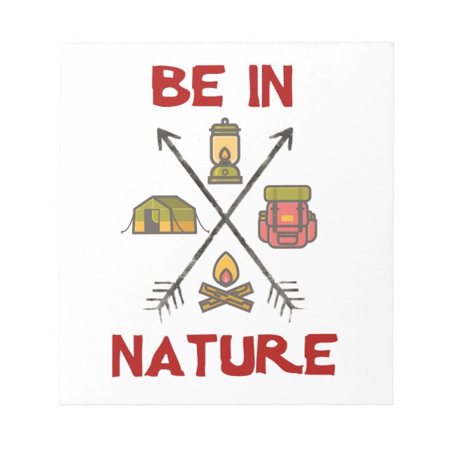 Be In Nature Notepad (Front)