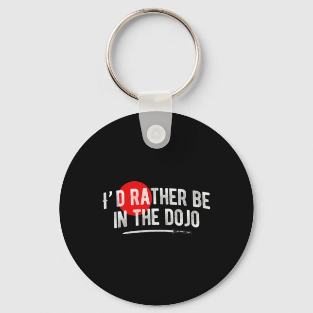 Be In The Dojo  Keychain (Front)