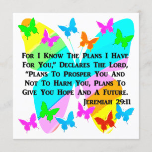 BE INSPIRED JEREMIAH 29:11 INVITATION