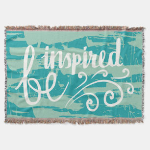 Be Inspired Throw Blanket