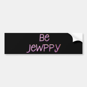 Be Jewppy Bumper Sticker