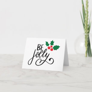 Be jolly  card