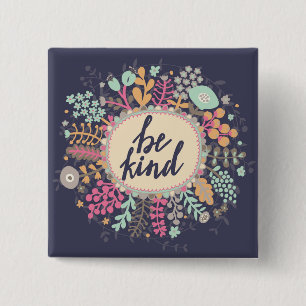 Be Kind 2 Inch Square Button