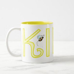 Be Kind - A Positive Word Two-Tone Coffee Mug