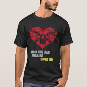 BE KIND ALWAYS Chained Heart SPREAD KINDNESS T-Shirt