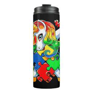 Be kind and support those who have autism by getti thermal tumbler