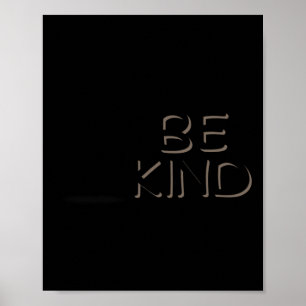 Be Kind - Anti-bullying Awareness Sticker Poster