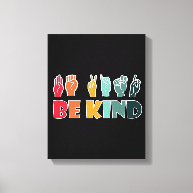 Be Kind ASL American Sign Language (Front)