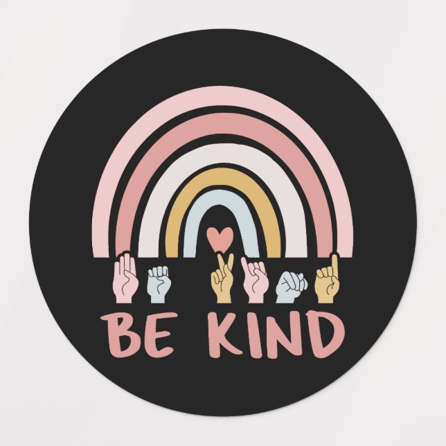 Be Kind ASL III - American Sign Language (Design 1)