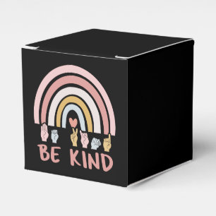 Be Kind ASL III - American Sign Language Favor Box