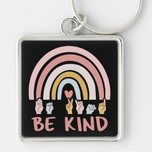 Be Kind ASL III - American Sign Language Keychain