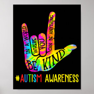 Be Kind Asl Love Sign Language Hand Au Awareness