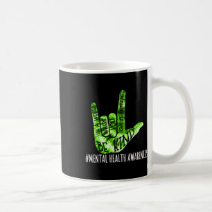 Be Kind Asl Love Sign Language Hand Mental Health  Coffee Mug