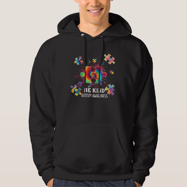 be kind autism awarenes hoodie (Front)