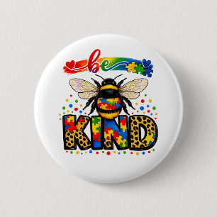 Be Kind Autism Awareness 2 Inch Round Button