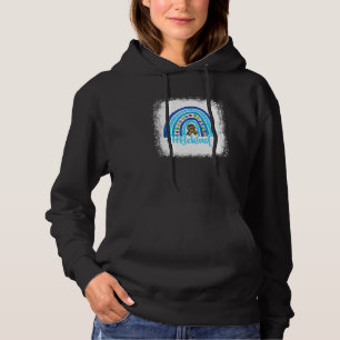 Be Kind Autism Awareness Acceptance Puzzle Rainbow Hoodie