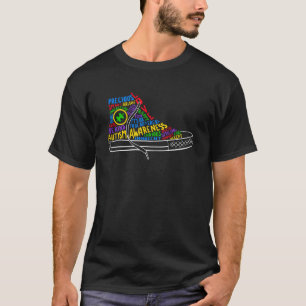 Be Kind Autism Awareness Acceptance Trendy Puzzle T-Shirt