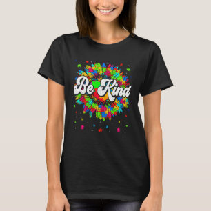 Be Kind Autism Awareness Month Cute Gnomes Men Wom T-Shirt
